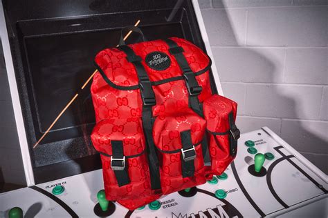 gucci x 100t|100 Thieves x Gucci backpack: Where to buy, release date.